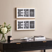 Amara 5 x 7" 3 Slot Collage Photo Frames (Set of 2)